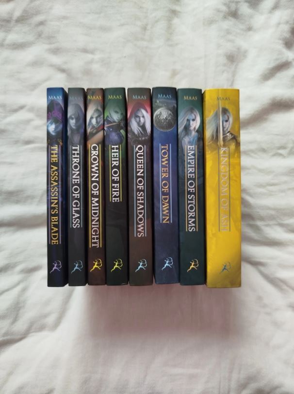 Throne of Glass Miniature Character Set Sarah J Maas 8 Book Full Mini Set Rare